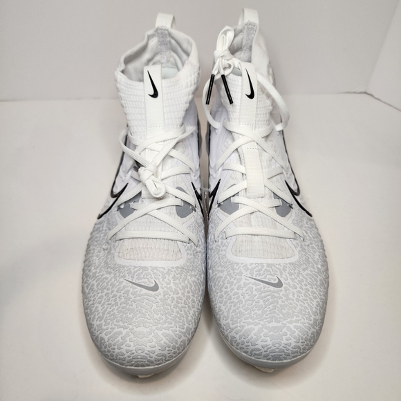 Nike Alpha Huarache NXT DJ6517-100 White Metal Baseball Cleat Men Size Various - Picture 4 of 8